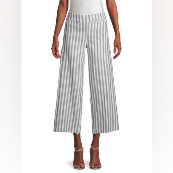 Avenue Montaigne Alex Ankle Crop Pant Blue, Grey and White...